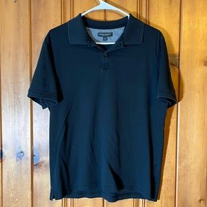 Banana Republic, Luxury Touch Polo, Black, Size Large